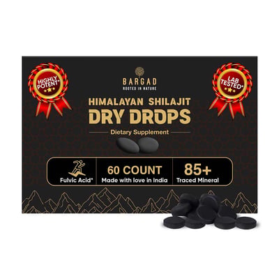 Bargad Himalayan Shilajit Dry Drops,  60 tablet(s) 