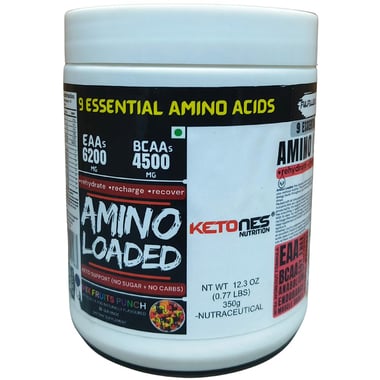 Ketones Amino Loaded EAA - Rise Series,  Mix Fruit Punch  0.77 lb  35 Servings 