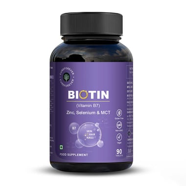 CUREFOREVER Biotin 40mcg with Coconut MCT,  90 tablet(s)  Unflavoured 