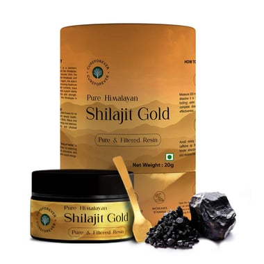CUREFOREVER Pure Himalayan Shilajit Gold Resin,  20 g 