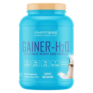 Myfitness By Paradise Gainer-H2O, 5.29 lb Coffee Milkshake