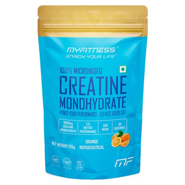 Myfitness By Paradise 100% Micronised Creatine Monohydrate, Orange 0.26 lb