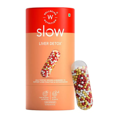 Wellbeing Nutrition Slow Liver Detox, 60 capsules