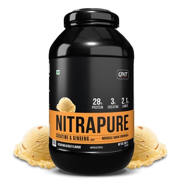 QNT Nitrapure Whey Protein, 4.4 lb Kesar Malai Kulfi