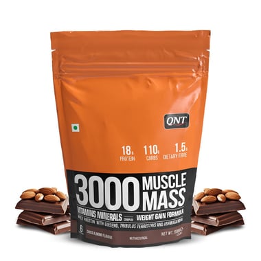 QNT Muscle Mass 3000, 2 lb Choco Almond
