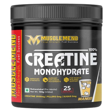 Musclemend 100% Creatine Monohydrate, Mango 0.22 lb