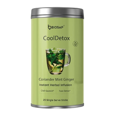 BIOSAP CoolDetox, Coriander Mint Ginger 25 Stick(s)