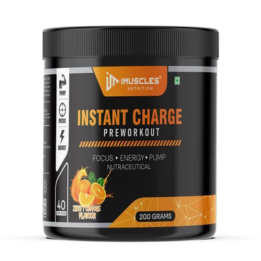 iMuscles Nutrition Instant Charge Pre Workout,  0.44 lb  Zesty Orange 