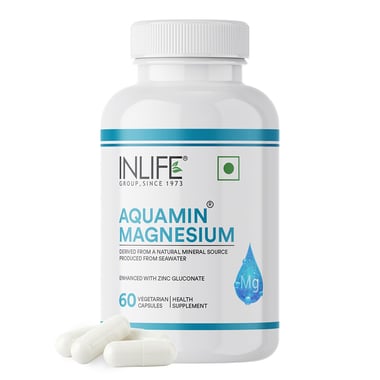 INLIFE Aquamin Magnesium,  Unflavoured  60 veggie capsule(s) 