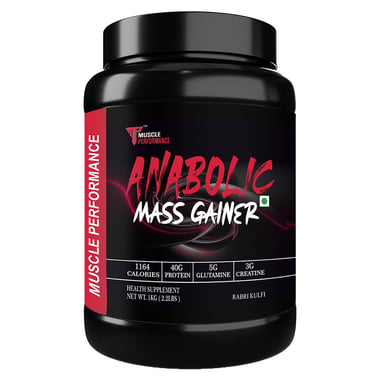 Muscle Performance Anabolic Mass Gainer,  2.2 lb  Rabri Kulfi 