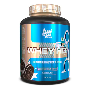 BPI Sports Whey-HD Ultra Premium, 4.4 lb Cookies & Cream