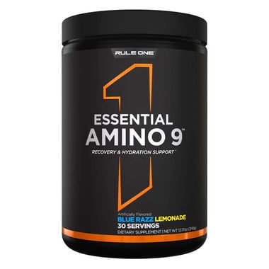Rule One Essential Amino9, 0.76 lb 30 Servings Blue Razz Lemonade