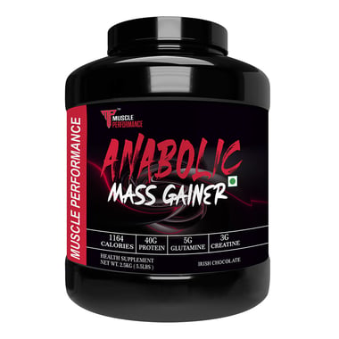 Muscle Performance Anabolic Mass Gainer, 5.5 lb Irish Chocolate