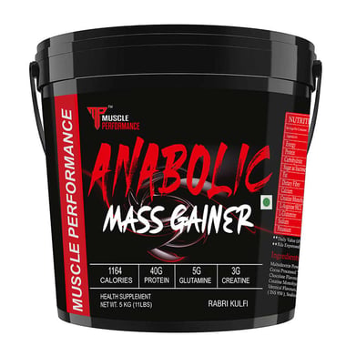 Muscle Performance Anabolic Mass Gainer,  11 lb  Rabri Kulfi 