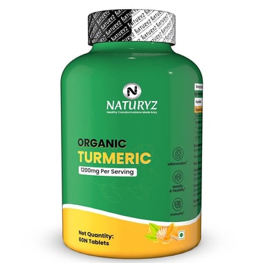 Naturyz Organic Turmeric 1200mg,  60 tablet(s) 