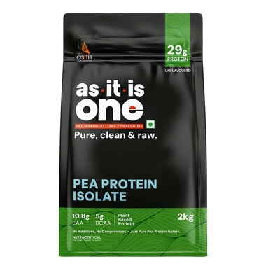 AS-IT-IS Nutrition One Pea Protein Isolate, 4.4 lb Unflavoured