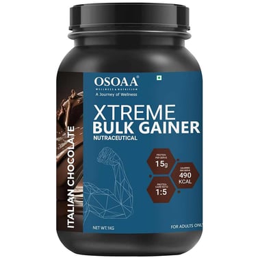 Osoaa Xtreme Bulk Gainer, 2.2 lb Italian Chocolate