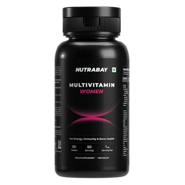 Nutrabay Active Multivitamin Women,  60 tablet(s)  Unflavoured 