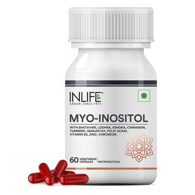 INLIFE Myo Inositol, 60 veggie capsule(s) Unflavoured