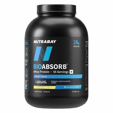 Nutrabay BioAbsorb Whey Protein, 4.4 lb Kesar Badam Pista