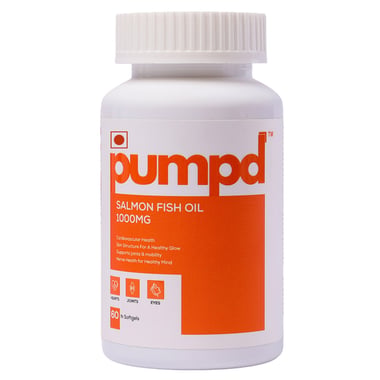 Pumpd Salmon Fish Oil 1000mg, 60 softgels