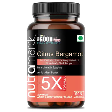 NutraMarck Citrus Bergamot 5X,  90 capsules 