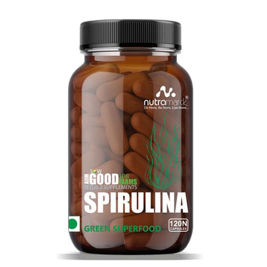 NutraMarck Spirulina, 120 capsules