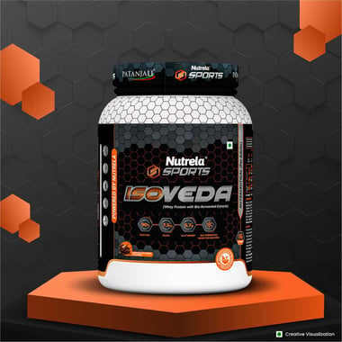 Nutrela Sports Patanjali Isoveda Whey Protein Isolate, 2.2 lb Chocolate Irish