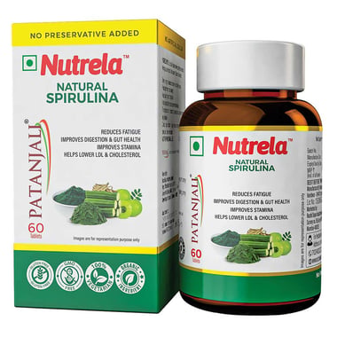 Nutrela Natural Spirulina, 60 tablet(s)