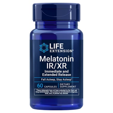 Life Extension Melatonin IR/XR, 60 capsules Unflavoured