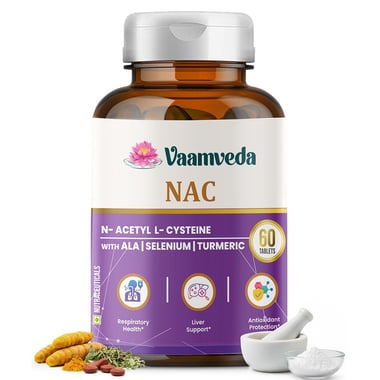 Vaamveda NAC (N-Acetyl L-Cysteine),  60 tablet(s) 