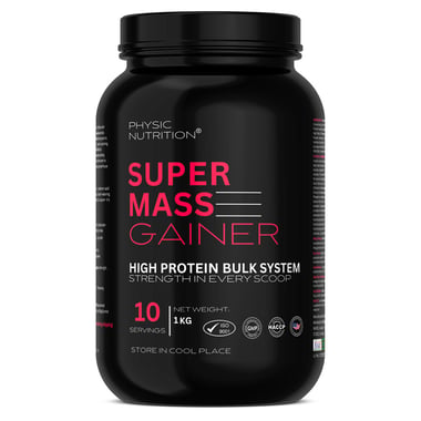 Physic Nutrition Super Mass Gainer, 2.2 lb Kesar Kulfi