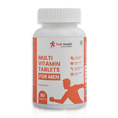 Twik Health Multivitamin for Men, 60 tablet(s) Unflavoured