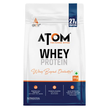 AS-IT-IS Nutrition ATOM Whey Protein with Enzymes,  4.4 lb  Mango Fusion 