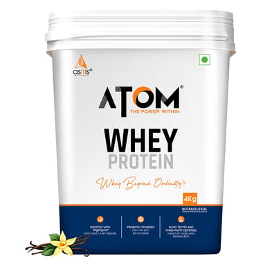 AS-IT-IS Nutrition ATOM Whey Protein with Enzymes,  8.8 lb  French Vanilla 