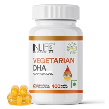 INLIFE Vegetarian DHA, 60 veggie capsule(s)