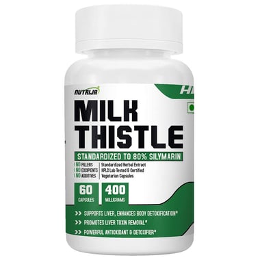 NutriJa Milk Thistle 400mg,  60 capsules 
