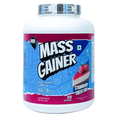 Gibbon Nutrition Mass Gainer, 6.6 lb Strawberry Cheese Cake