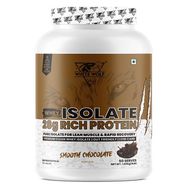 White Wolf Whey Isolate,  4 lb  Smooth Chocolate 