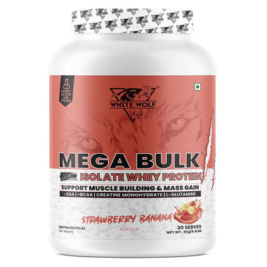 White Wolf Mega Bulk,  6.6 lb  Strawberry Banana 