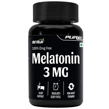 NutriJa Melatonin 3mg, 60 capsules Unflavoured