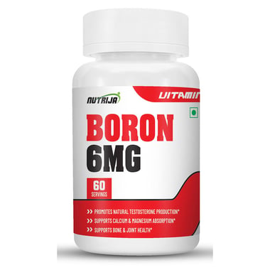 NutriJa Boron 6mg,  60 capsules 