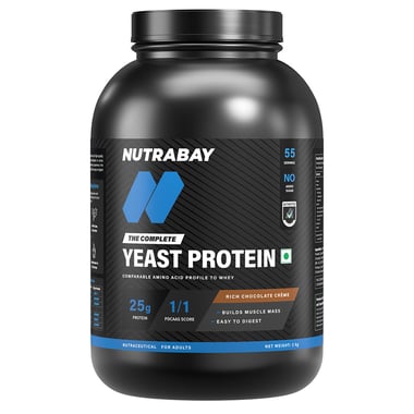 Nutrabay Yeast Protein, 4.4 lb Rich Chocolate Creme