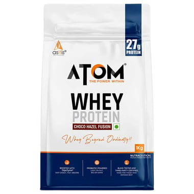 AS-IT-IS Nutrition ATOM Whey Protein with Enzymes,  2.2 lb  Choco Hazel Fusion 