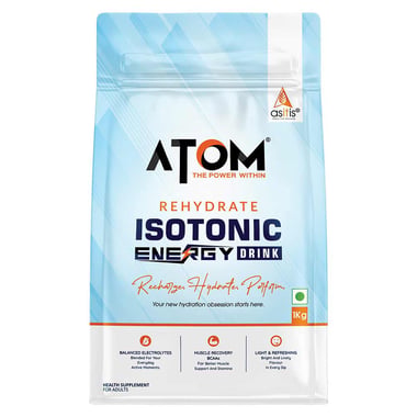 AS-IT-IS Nutrition ATOM Rehydration Isotonic Drink,  2.2 lb  Zesty Melon 