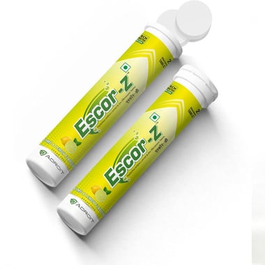Escor-Z Effervescent, 20 tablet(s) Lime and Lemon Pack of 2