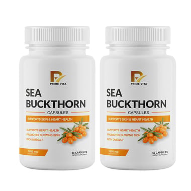 PRIME VITA Sea Buckthorn 1000mg, 120 capsules