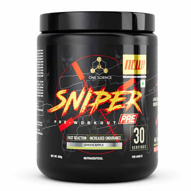 One Science Sniper Pre Workout, 0.93 g Green Apple