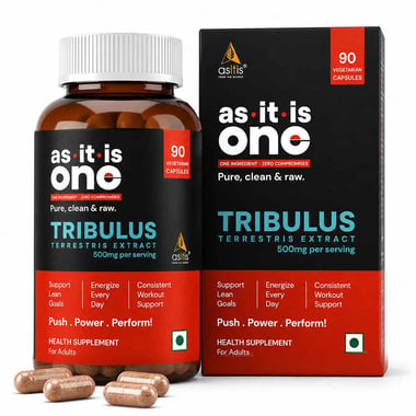 AS-IT-IS Nutrition One Tribulus Terrestris 500mg,  90 capsules 