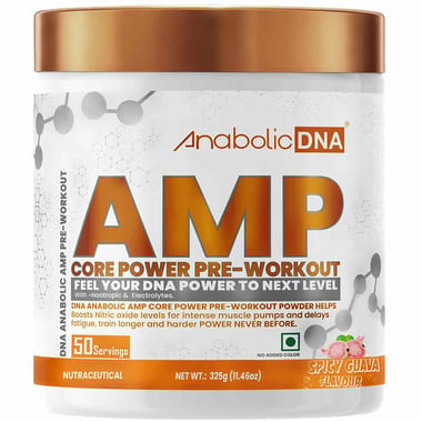 Anabolic DNA AMP Core Power Pre-Workout, 0.716 lb Spicy Guava